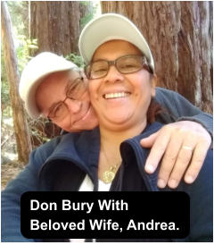 Don Bury With  Beloved Wife, Andrea.